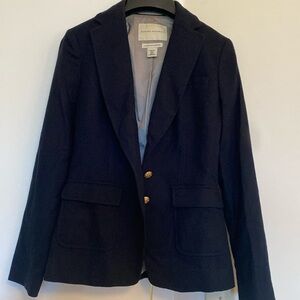 Banana Republic navy wool blazer size 00P.